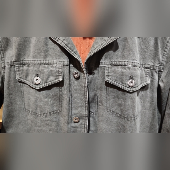 Eddie Bauer heavy duty shirt jacket Mens S - Picture 5 of 11